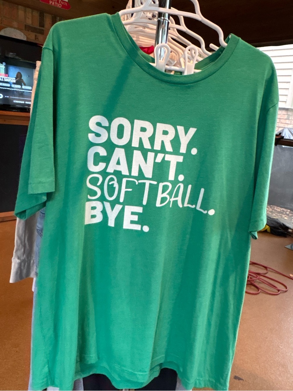 Bella & Canvas softball mom tee